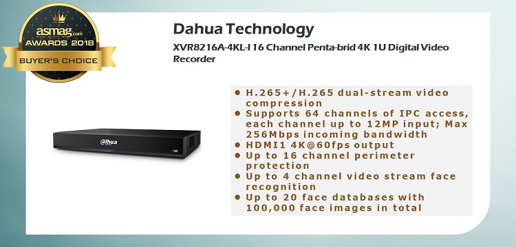 Dahua XVR8216A-4KL-I