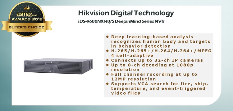 Hikvision iDS-9600NXI-I8S DeepinMind Series NVR