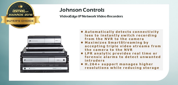 Johnson Controls VideoEdge IP Network Video Recorders