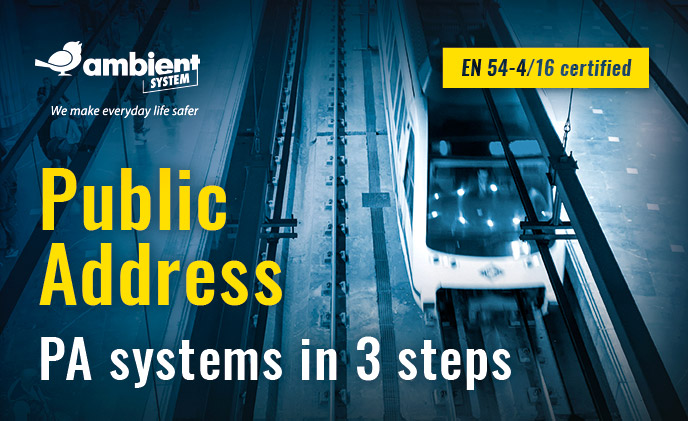 Ambient System: public transport systems in three steps