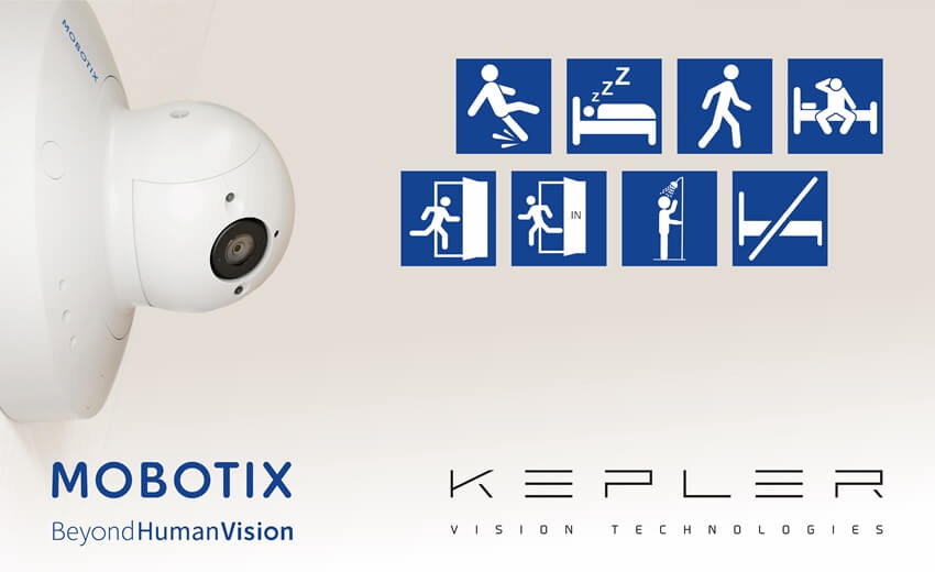 Kepler Vision Technologies pilots NurseAssist Compatibility with MOBOTIX p71 dome camera