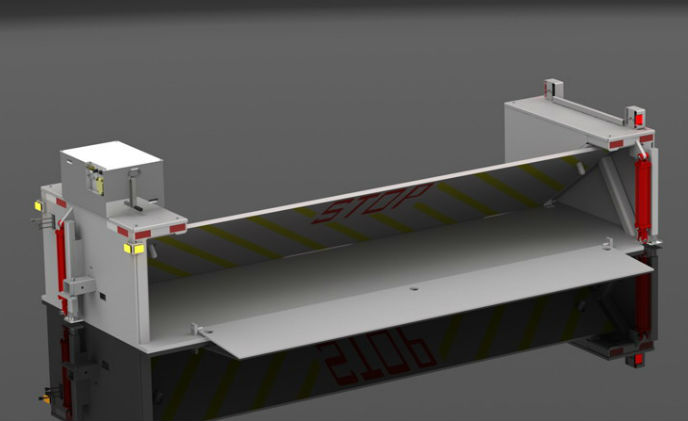 Delta Scientific MP5000 portable crash barriers used during Pope's U.S. visit