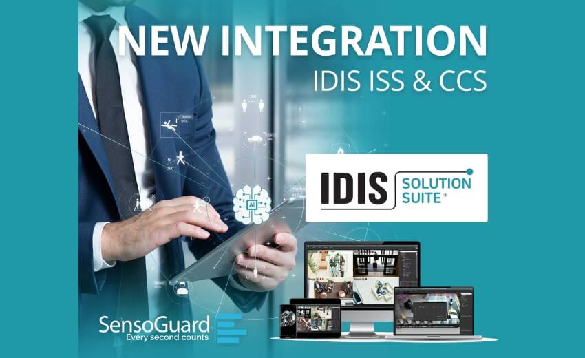 IDIS VMS integration SensoGuard strengthens perimeter security with proactive threat detection