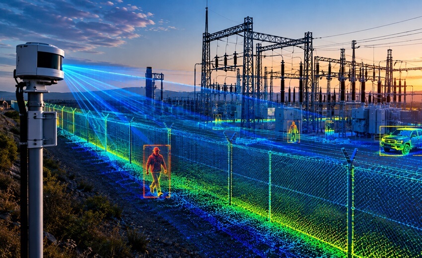 How LiDAR strengthens perimeter security at electrical substations