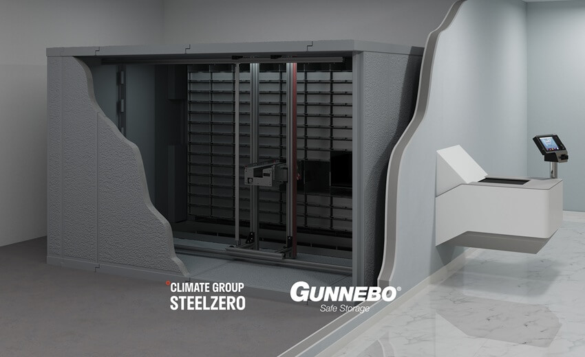 Gunnebo Safe Storage boosts its net zero journey with SteelZero 