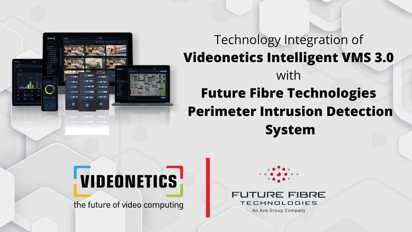 Videonetics announces technology integration with Future Fibre Technologies 