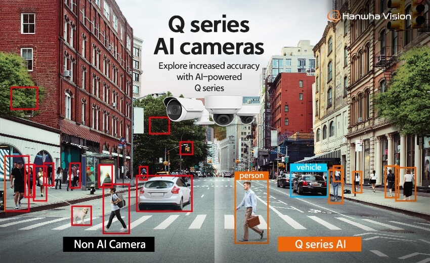 Hanwha Vision announced the launch of Q series AI cameras