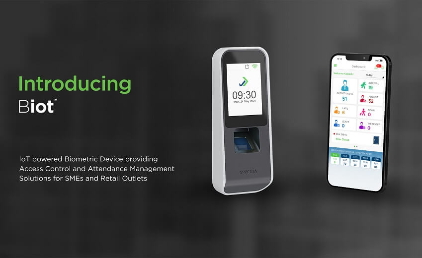 Spectra launches affordable biometric device ‘Biot’ exclusively for SMEs