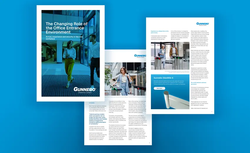 Gunnebo Entrance Control examines how hybrid working is reshaping office design