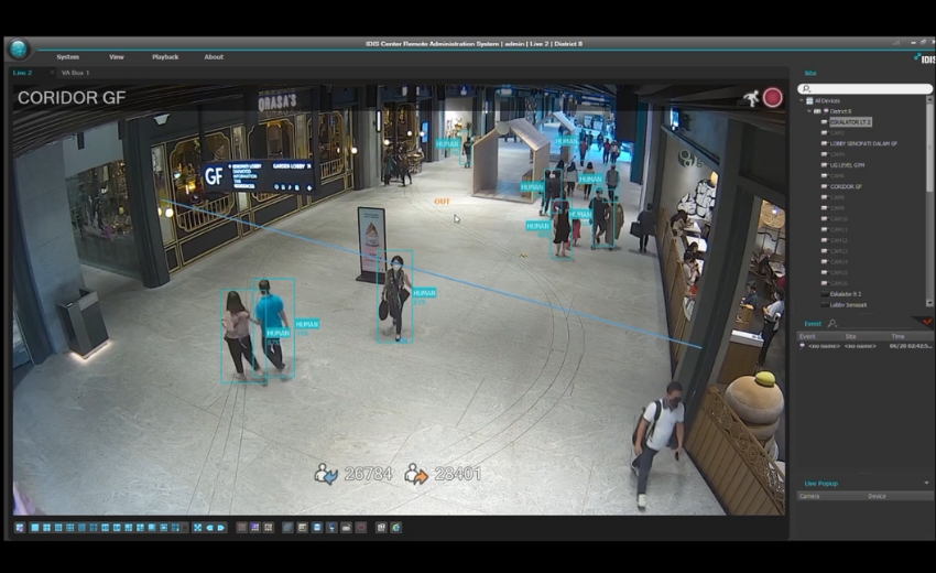 Indonesian mall operator boosts growth with IDIS AI video analytics
