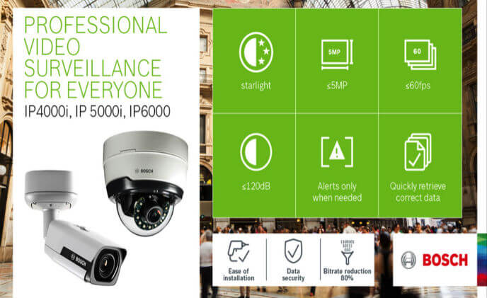 Bosch launches new portfolio of IP cameras