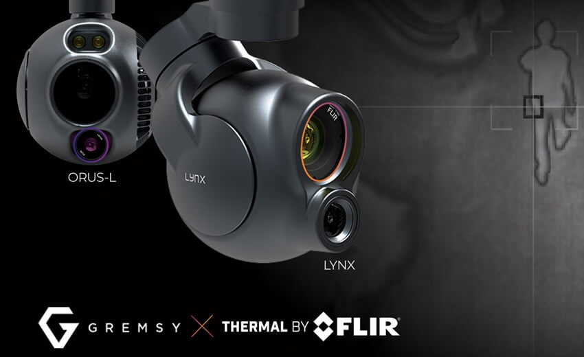 Gremsy expands NDAA-compliant UAV payload models featuring edge AI and Thermal by FLIR