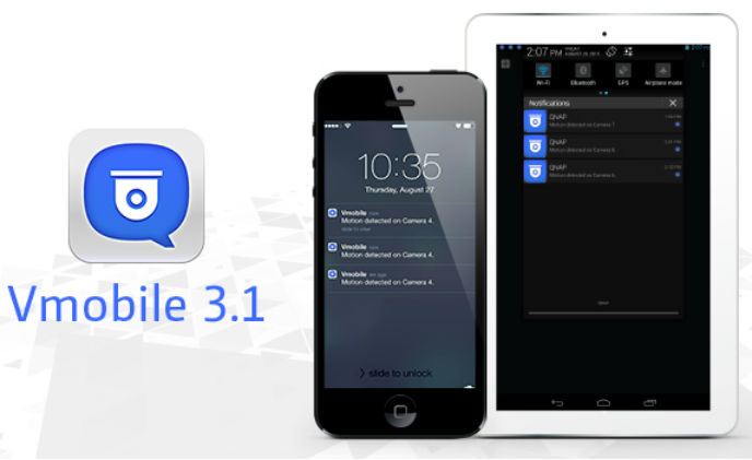QNAP releases Vmobile 3.1 with push notifications, instant event playback, and low-resolution streaming