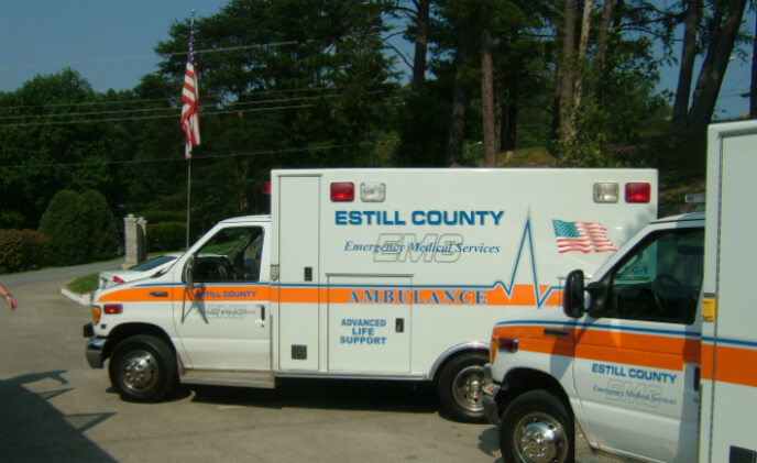 Estill County EMS successfully deploys 3xLOGIC infinias access control