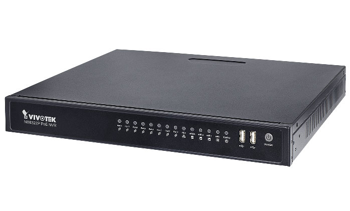 VIVOTEK launches embedded plug & play NVR ND8322P