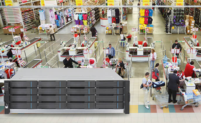 Surveon NVR7800 protects the multinational hypermarkets in South America