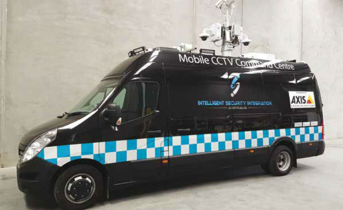 Axis deployed in mobile video surveillance command center
