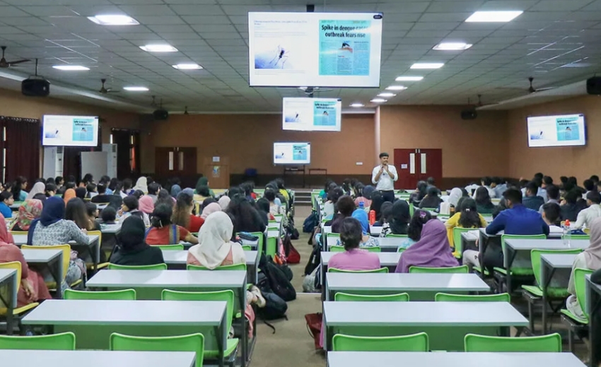 Transforming learning at Yenepoya with Hikvision interactive displays