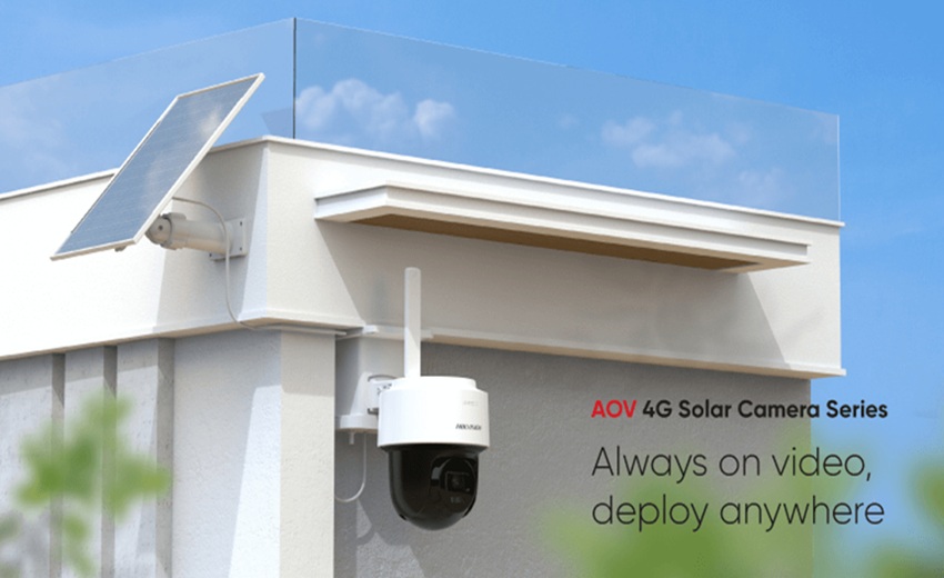 Hikvision launches its new AOV 4G Solar Camera Series
