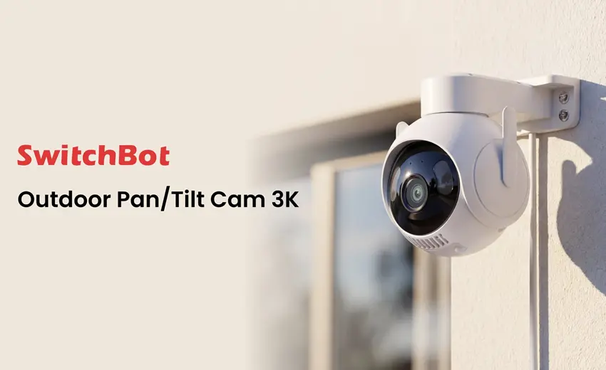 SwitchBot Outdoor Pan/Tilt Cam 3K now available in North America & the UK