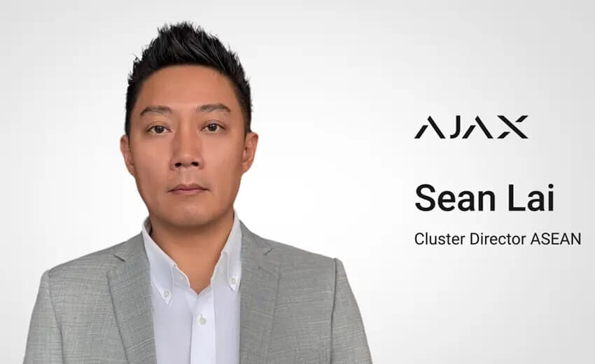 Ajax Systems appoints Sean Lai as Cluster Director for ASEAN