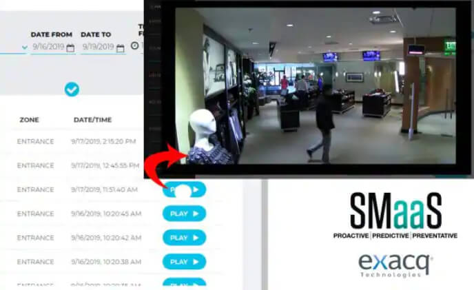 Sensormatic combines the cloud-based analytics platform with exacqVision VMS