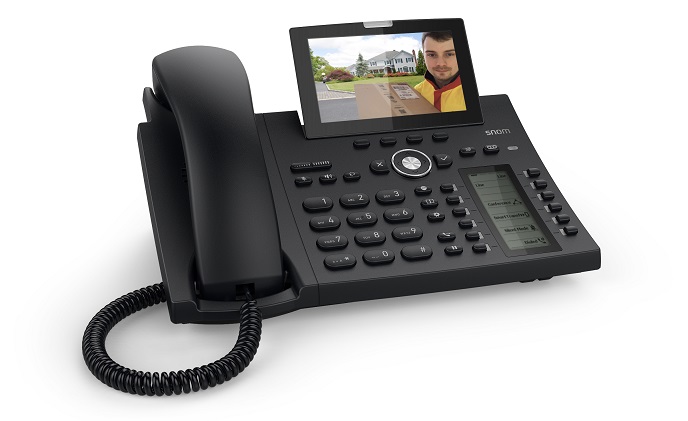 Advance communication with DoorBird IP video intercoms and Snom IP phones