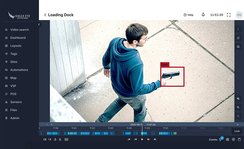 Making communities safer: Eagle Eye Networks launches AI camera Gun Detection 