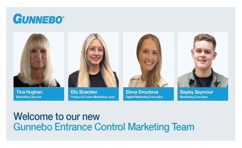Gunnebo Entrance Control welcomes new marketing team to drive growth and innovation