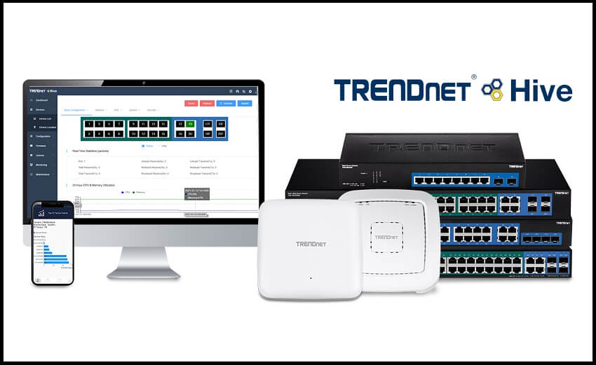 TRENDnet Hive mobile app allows users to easily manage networks on the road