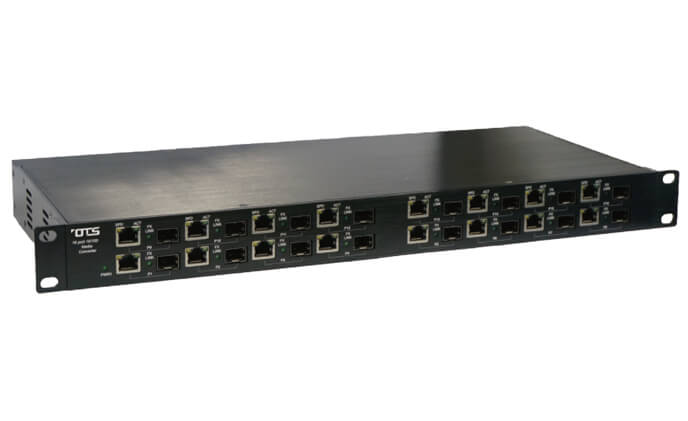 OT Systems offers industrial multi-channel SFP media converter series