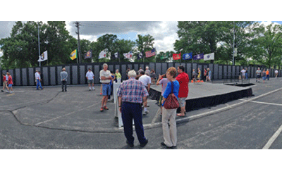 ComNet supports Vietnam veterans Traveling Wall