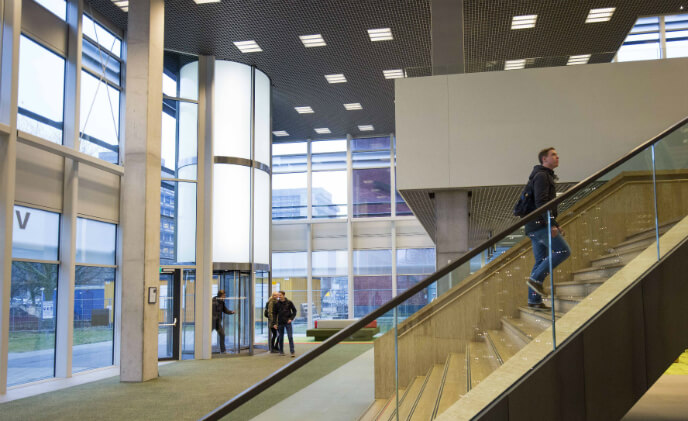 Utrecht University installs towering Boon Edam revolving doors