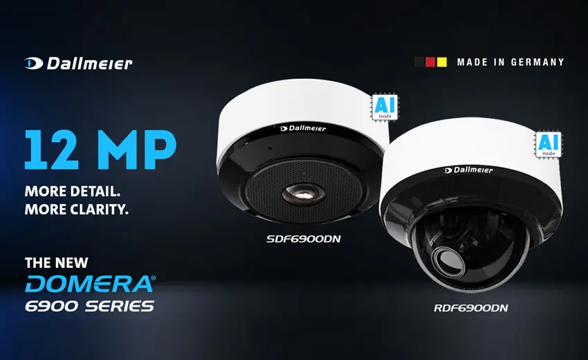 Dallmeier presents Domera 6900 series with 12MP resolution