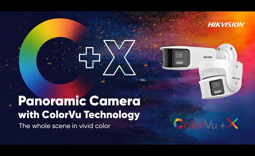 Hikvision releases panoramic camera range with ColorVu for wide field of view in vivid color