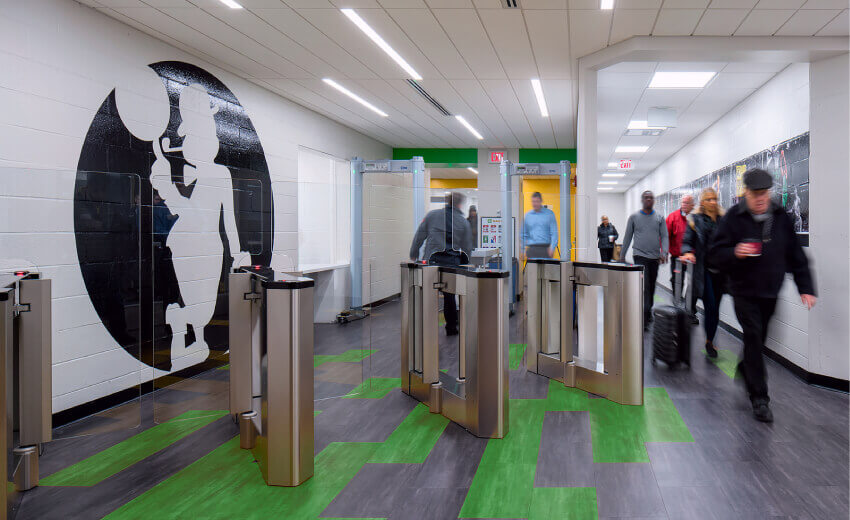 Aeroturn provides high performance turnstiles to the Biopharma company