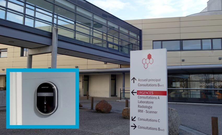 French hospital benefits from cost savings, easy staff management with SMARTair wireless access control
