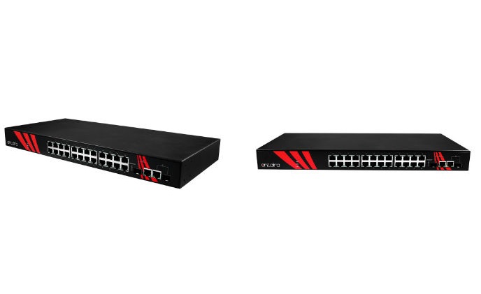 Antaira Technologies launches rack mount Gigabit 26-Port PoE+ unmanaged switches 