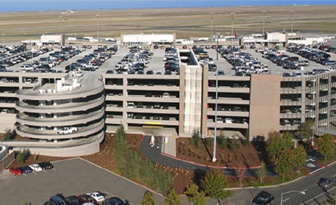 PureTech provided video-based parking space count system for airport