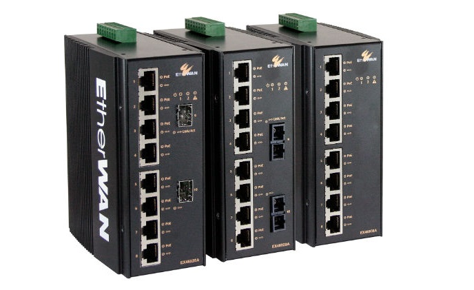 EtherWAN releases E-Mark certified unmanaged Gigabit PoE switch