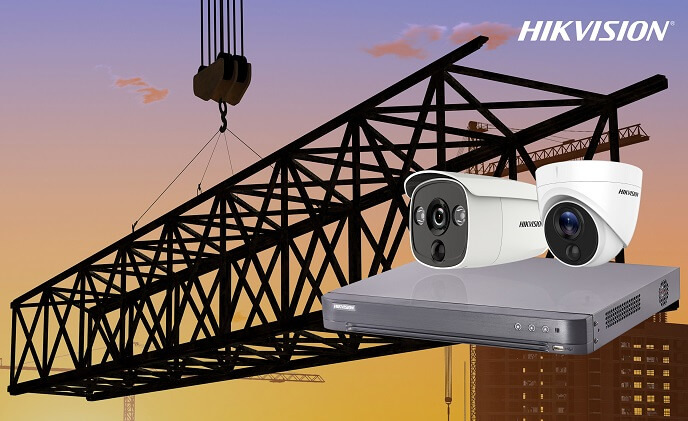 Forward Securities utilizes Hikvision PIR-equipped cameras to secure construction sites