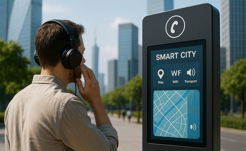 Voice generators in smart cities: Promoting security and inclusivity