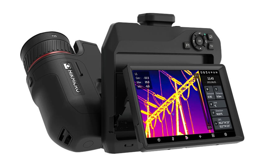 Using thermal cameras for inspection to identify potentially dangerous electrical faults