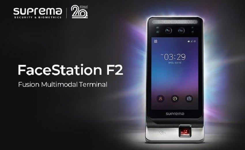 New Suprema FaceStation F2 combines visual and IR face recognition
