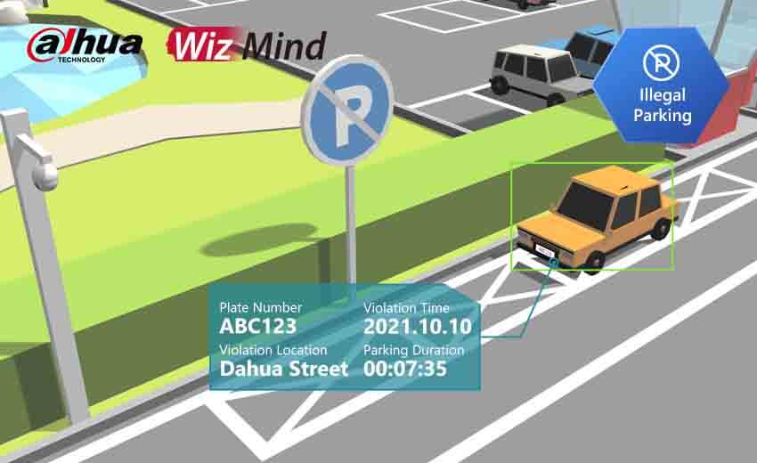 Dahua WizMind: 5 perks of illegal parking detection using dual-PTZ cameras