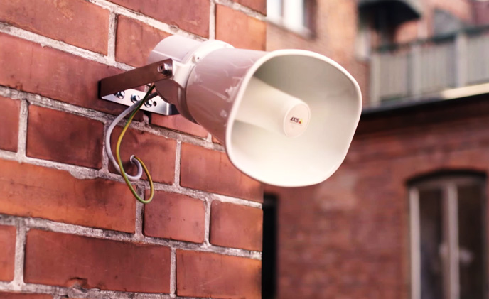 Axis introduces network loudspeaker for remote speaking in video surveillance applications