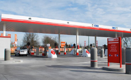 Grundig protects Avia self-service petrol stations