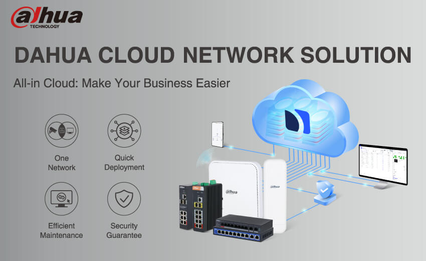 Dahua cloud network solution: All-in Cloud: Make Your Business Easier