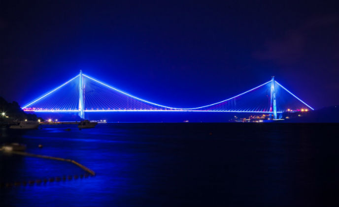 Yavuz Sultan Selim Bridge secured by Morse Watchmans