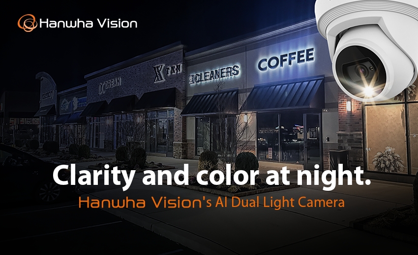 Hanwha Vision adds new dual light capabilities to Q series AI cameras